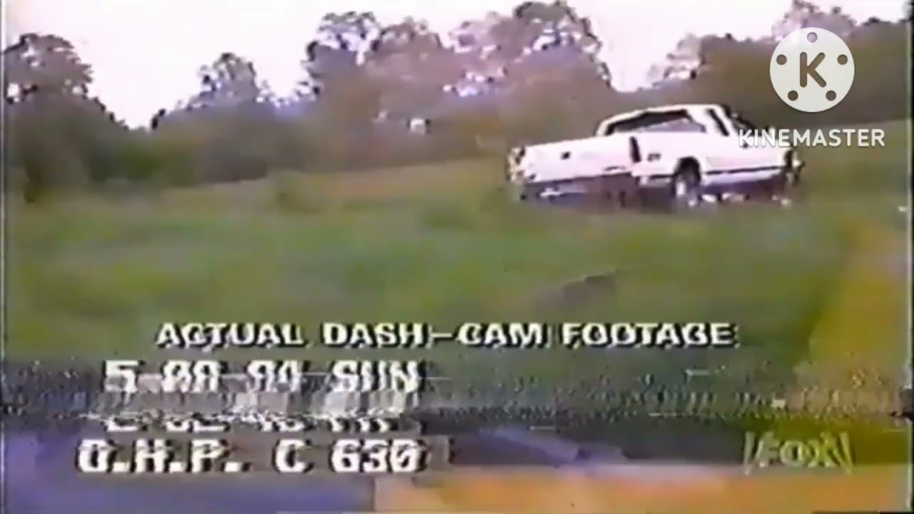 Police Chase In Cherokee County, Oklahoma, May 8, 1994