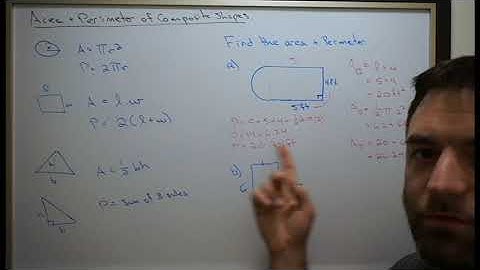 MFM1P - 23 - Solve of Area and Perimeter of Composite Figures
