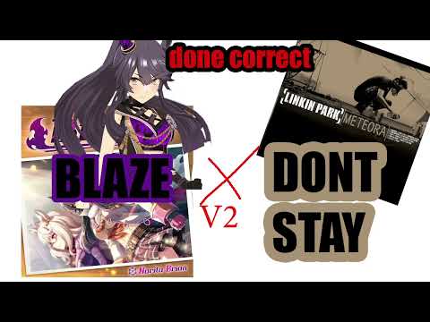 Narita Brian x Linkin Park - BLAZE x Don't Stay - FULL MASHUP V2