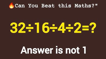 Only 1% Get This Right! 😱 Can You Solve It Without a Calculator?#maths 