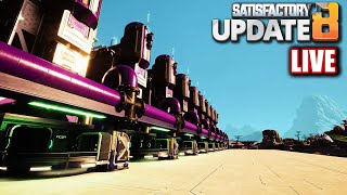 Efficient Plastic and Rubber Refineries Satisfactory Update 8 (Livestream)