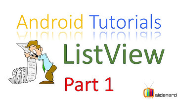 77 Android ListView Tutorial Part 1 |