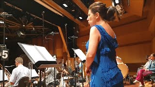 Recording Ulrica's aria (Un ballo in maschera) - Elisabeth Kulman, Marek Janowski