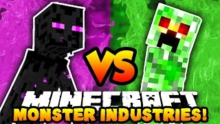 Minecraft 3v3 MONSTERS INDUSTRIES WAR! (Buy Upgrades, Kill Players & Win!) with The Pack!