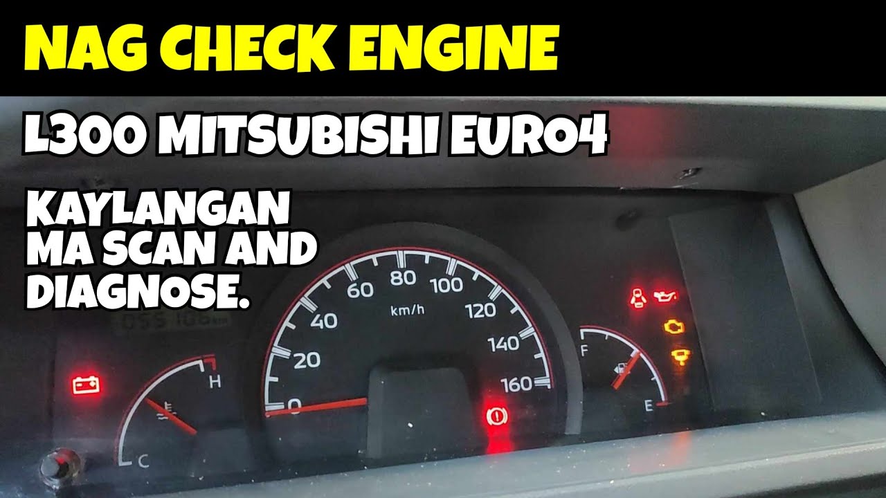 MITSUBISHI L300 EURO 4 NAG CHECK ENGINE. - YouTube