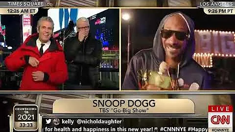 Anderson Cooper Can't Stop Laughing W/ Andy Cohen & Snoop Dogg | CNN New Year's Eve Live