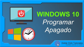 🕑 Cómo programar el apagado automático del PC | #DobleClickTutoriales