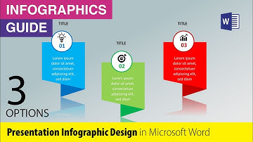 How to Create Three Options Modern Business Presentation Infographic Template in Microsoft Word