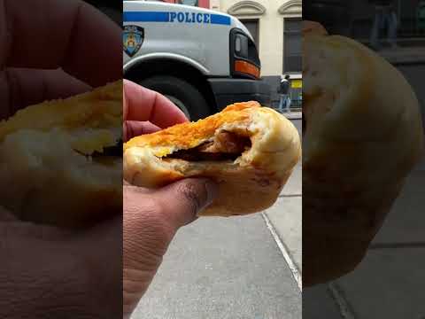 The BEST‼️💪🏽 Pineapple PORK BUNS‼️🔥 In Chinatown NYC #shorts #entertainment #fyp #foodreview