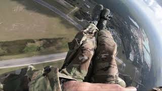 Basic Airborne Refresher Jump - Helmet Cam