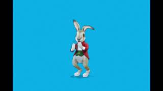 Rabbit oliver chiken dance 1-Кролик Оливер чикен танцует-FOOTAGE