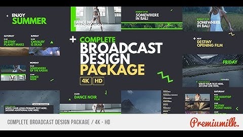 Complete Broadcast Design Package | Videohive After Effects Templates | Broadcast Packages