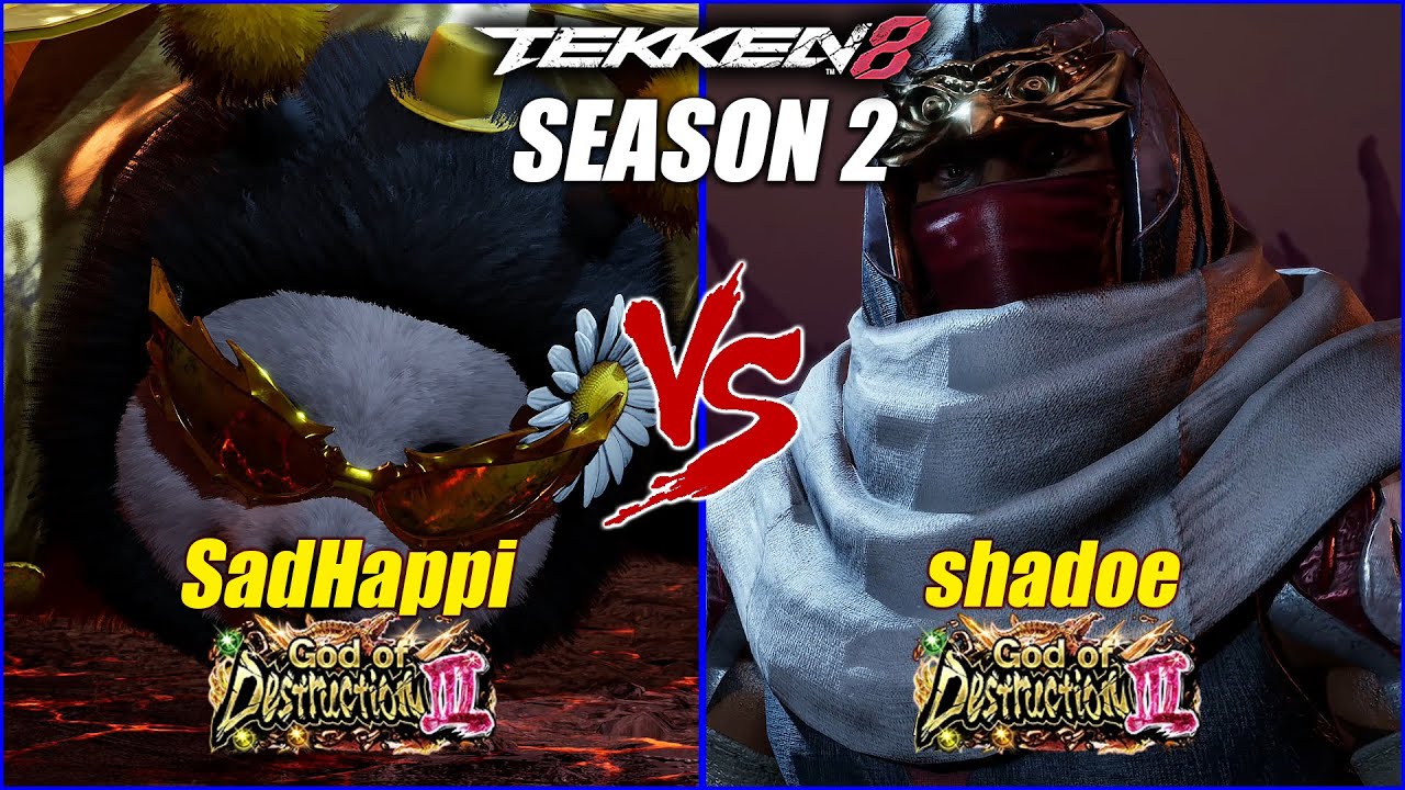 TEKKEN 8 • Panda (SadHappi) vs Raven (shadoe) • Gameplay [ SEASON 2 ] Online Rank Match