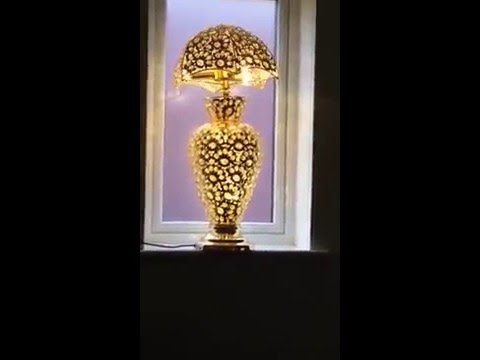 GOLD TABLE LAMPS