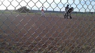 Okotoks Outlaws vs  Airdrie June 2017 Umpire injury