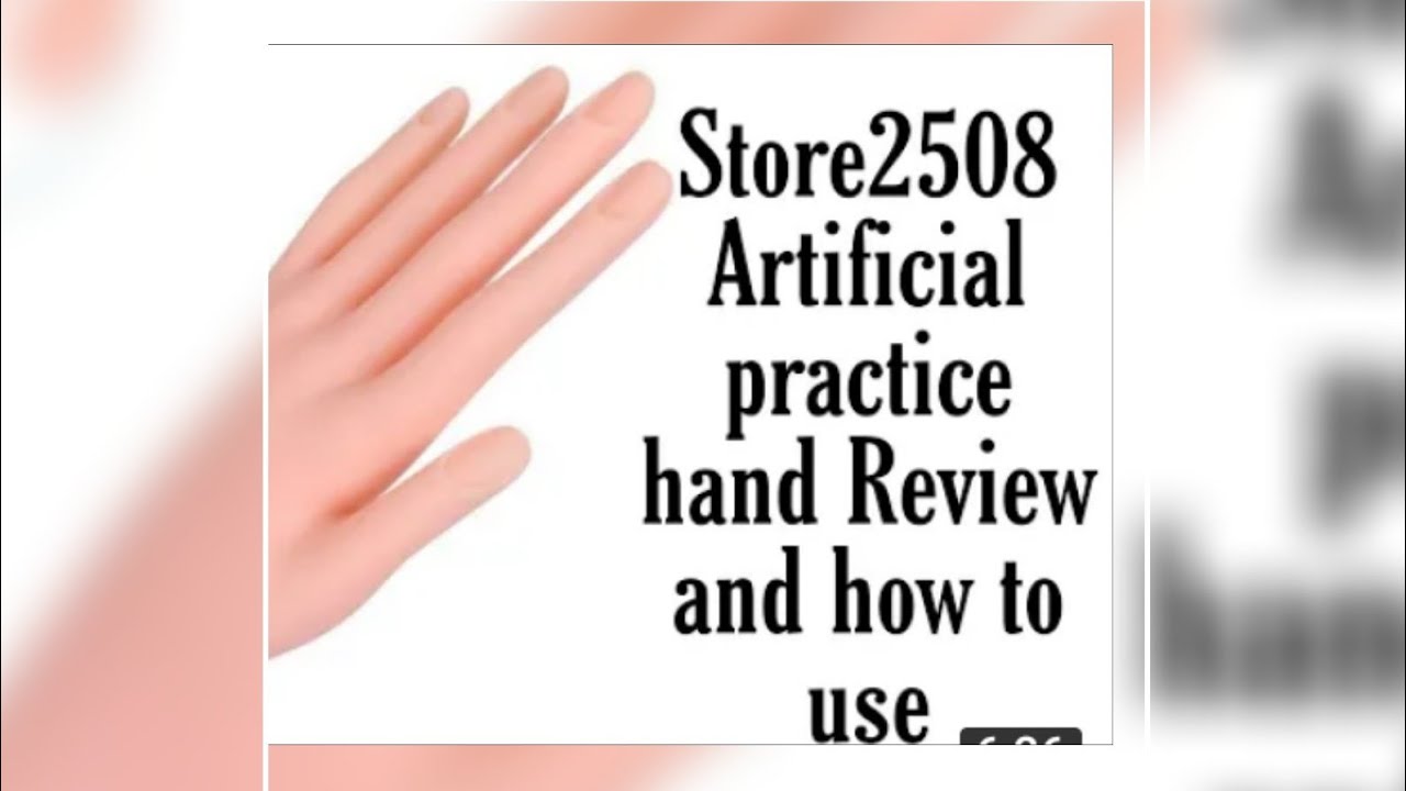 Store2508 Artificial practice hand Review and how to use how apply