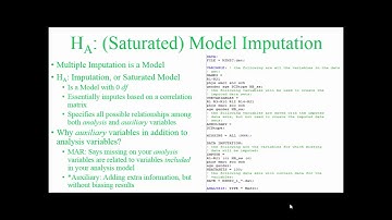 Introduction to Missing Data Handling with Mplus