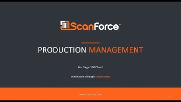 Sage Production Management Automation