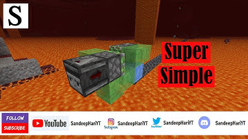 ✔How to Build an AMAZING Simple Nether Bridge Builder