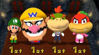 Mario Party 9 Minigame - Koopa Troopa Vs Shy Guy Vs Luigi Vs Kirby