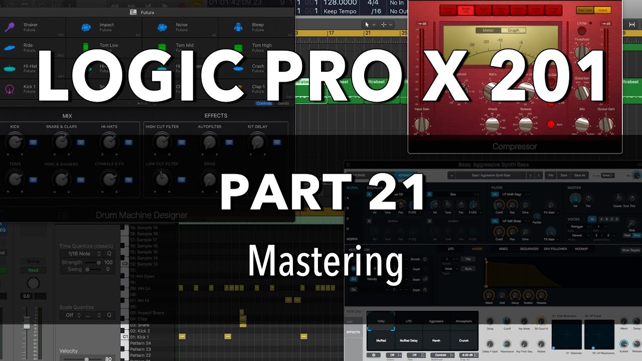 digital logics まとめ売り LOGIC PRO X 201 - #21 Mastering - YouTube