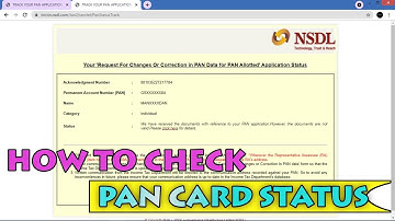 HOW TO CHECK PAN CARD STATUS|PAN STATUS INTAMIL|PAN CARD STATUS UTI|MRCYBERTECH