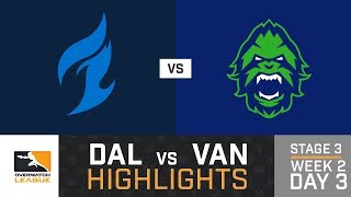 HIGHLIGHTS Dallas Fuel vs. Vancouver Titans | Stage 3 | Week 2 | Day 3 | Overwatch League