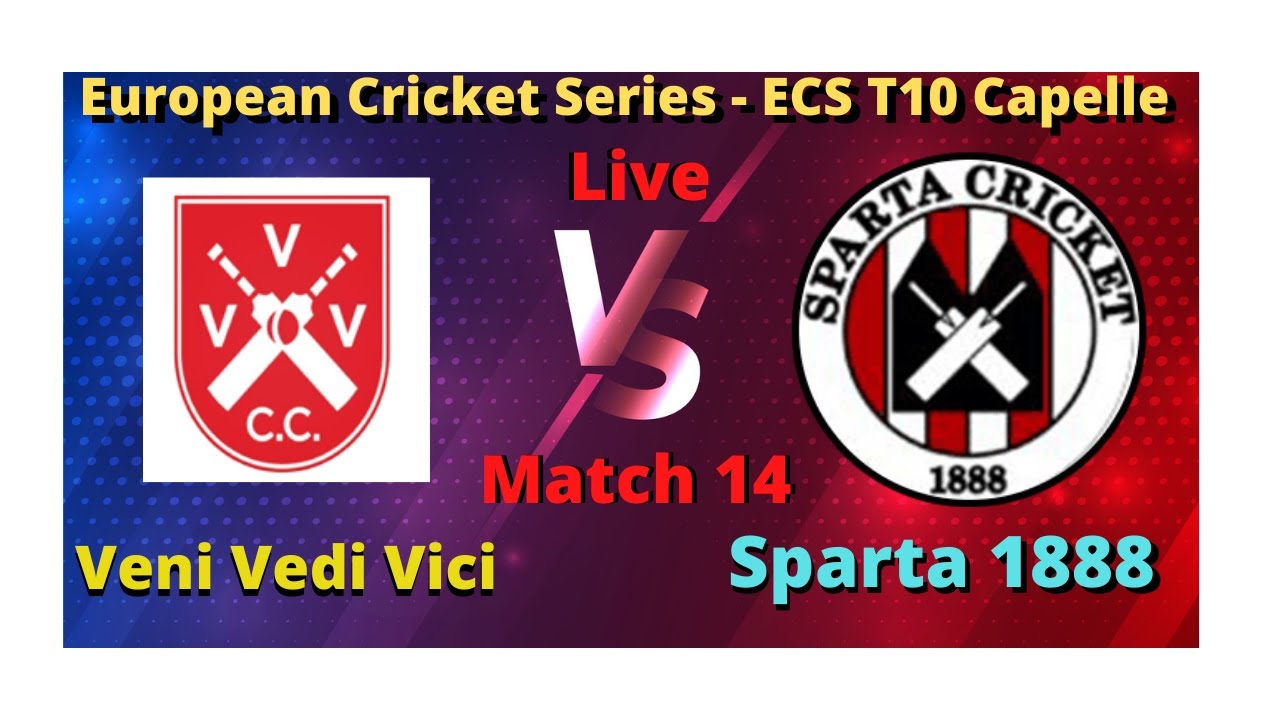 Sparta 1888 Vs Veni Vedi Vici, SPC vs VVV, Match 14, ECS T10 Capelle Live Score Streaming 2021