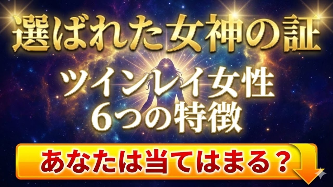 一撃でわかる】もう自分を疑わないで。選ばれたツインレイ女性だけに現れる「6つの特徴」
