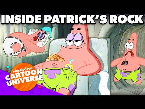 15 MINUTES Inside Patrick's Rock! 🌟 | SpongeBob | Nickelodeon Cartoon Universe