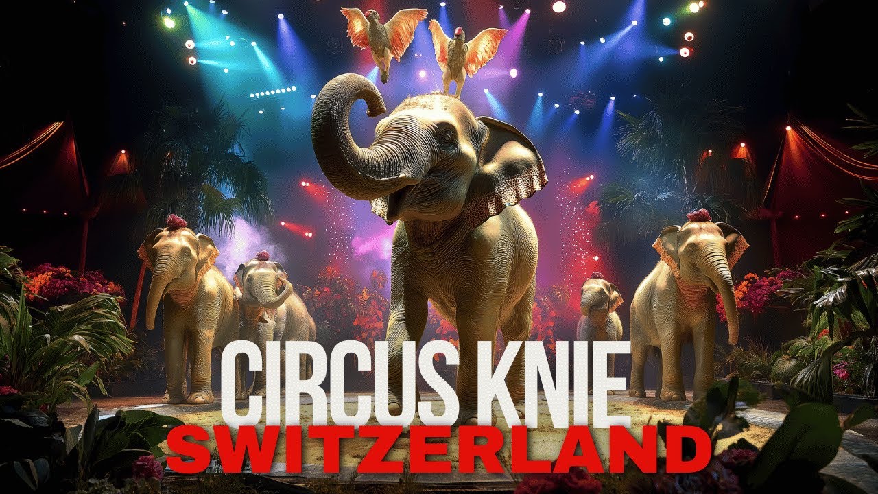 LAST SHOW OF CIRCUS KNIE 2022 in Luzern, Switzerland - Hallelujah