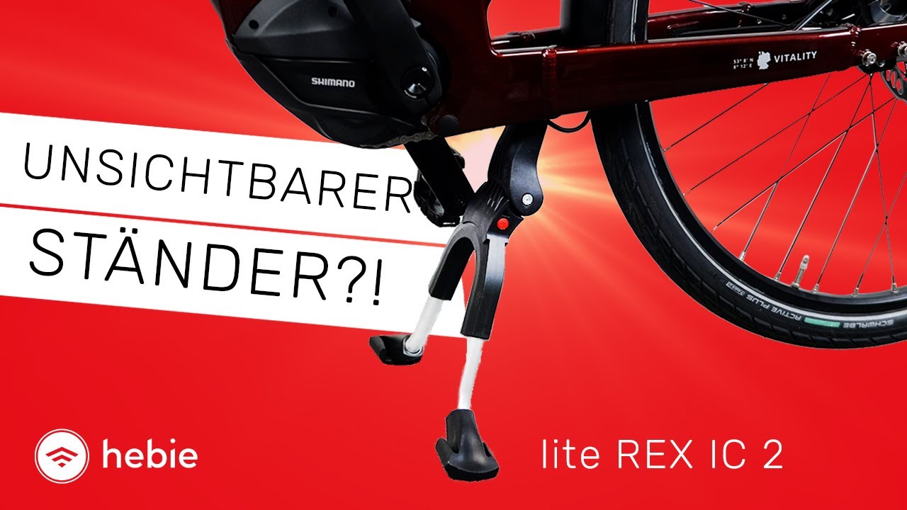 Ein UNSICHTBARER Fahrradstnder?!  | hebie - lite REX IC 2  Vorstellung/Montage (English subtitles)