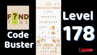 Code Busters Level 178 Walkthrough 🧩 | All Puzzle Solutions| Solutionguruji