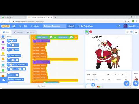 Christmas Countdown on Scratch