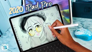 2020 Ipad Pro Unboxing and Artist First Impressions + Drawing