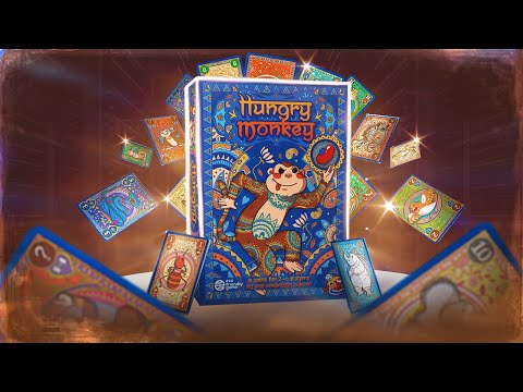 Видео: Играем в карточную игру Hungry Monkey