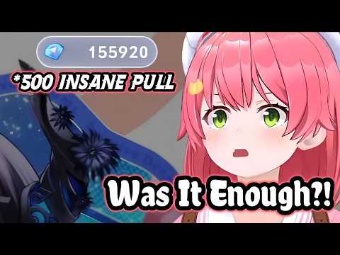 Miko Tried Collecting Every Hololive Member in Hololive Dreams with 500 Pulls