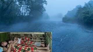 Sleeping overnight on the river, waking up feels like you are lost in a new land