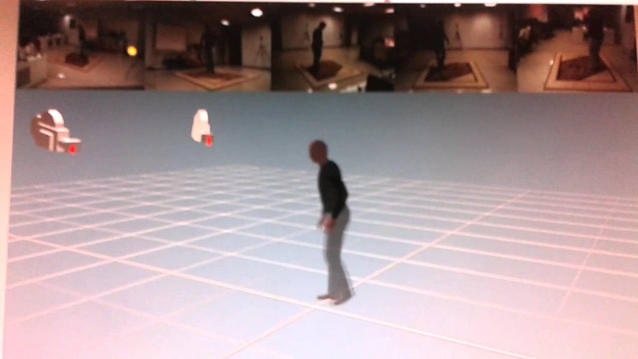 Markerless Motion Capture with 5 Cameras (step 2/2) - YouTube