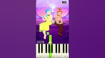 Joy and Anxiety Mood (inside out) @fash - Piano Tutorial