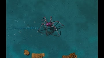 Factorio Spidertron is BROKEN (Running Over WATER at WARP SPEED!)