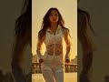 She Didn’t Just Run… She Stole the Sunset 🌇🏃  AI Runner Seoul #Shorts