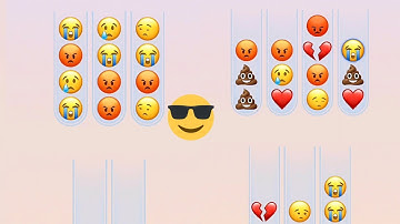 Solve The Puzzle: emoji sort master gameplay
