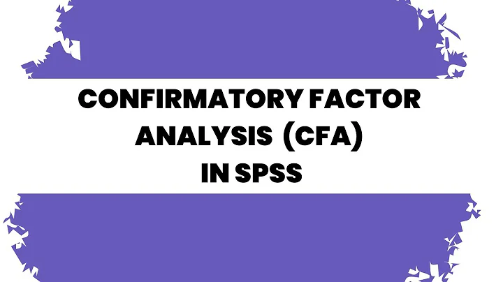 Confirmatory Factor Analysis (CFA) in AMOS|| Factor Analysis in AMOS