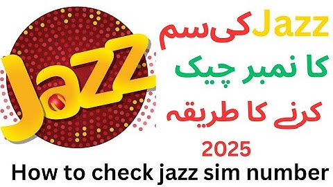 Jazz ka number Check Karne ka Tarika | How to check jazz number