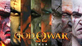 All God of War Title Screens (2005-2024) | All 8 Games (4k)