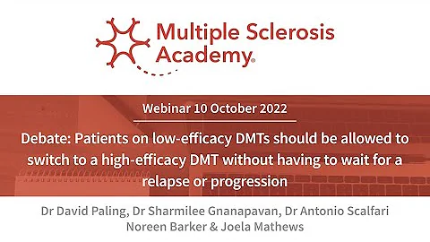 Debate session Patients on low-efficacy DMTs should be allowed to switch... | MS Academy webinar
