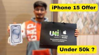 Apple iPhone 15 Offer || iPhone 15 Under 50K ? | Unicorn Store iPhone 15 Offer screenshot 5