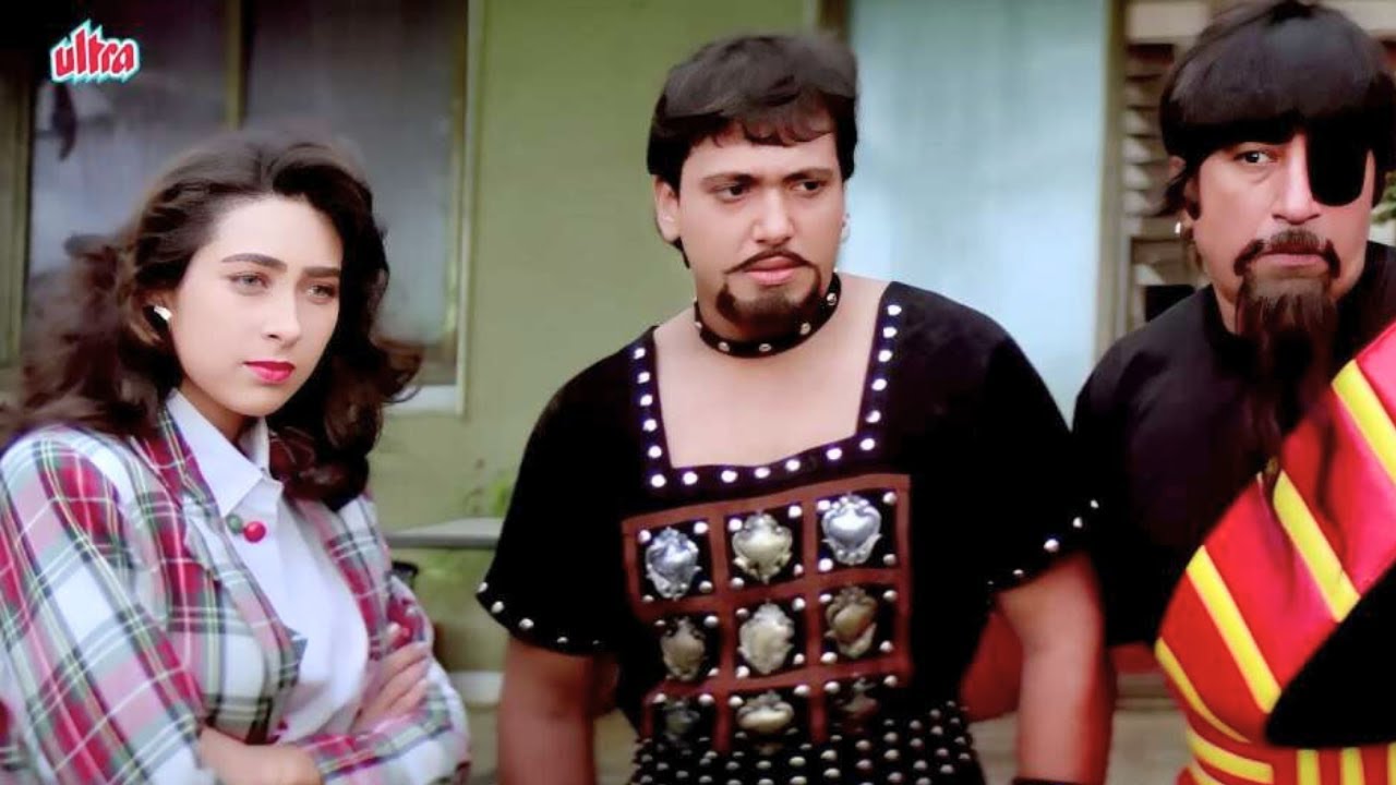 Karishma Ko patane GOVINDA ban gaye DHARMENDRA | Raja Babu | Hindi Comedy Movie