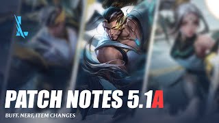 Patch Notes 5.1a - Wild Rift